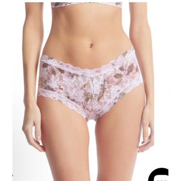 Hankypanky Boyshort Signature Lace Size Large Purple Water Color Panties $39 NWT - Picture 1 of 3